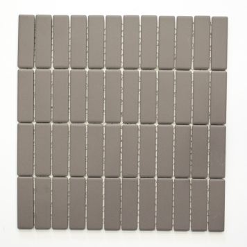 Mosaik Stick antislip Uni grå 28,6x29,5 cm