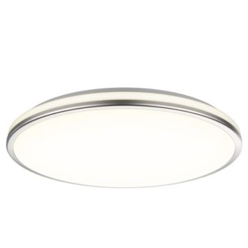 Halo Design LED-plafond Fancy sølv/hvid 3-trins Ø33 cm