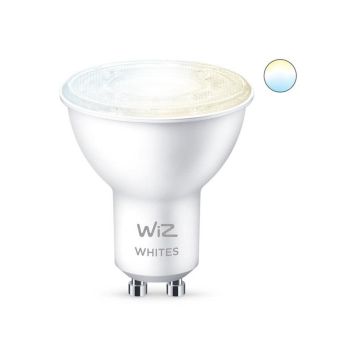 Wiz LED-spotpære Whites mat PAR16 GU10 4,7 W