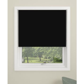 Debel Uni Mini rullegardin mørklæg 120x150 cm sort