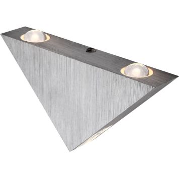LED-væglampe Gordon aluminium 16,5 cm - Globo