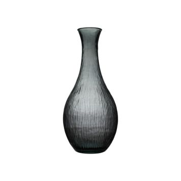 Lauvring vase Balou glas grå Ø34x75 cm