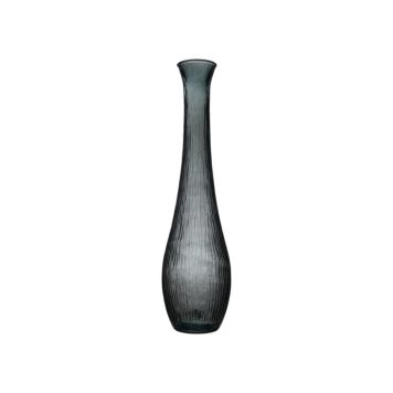 Lauvring vase Balou glas grå Ø25x99 cm