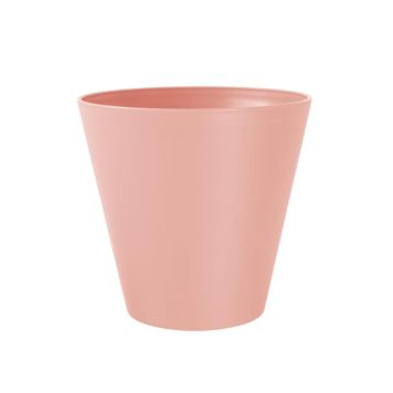 Lauvring krukke Estoril plast rosa Ø16x15,5 cm