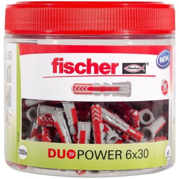 Fischer DuoPower 6x30 mm 200 stk. 