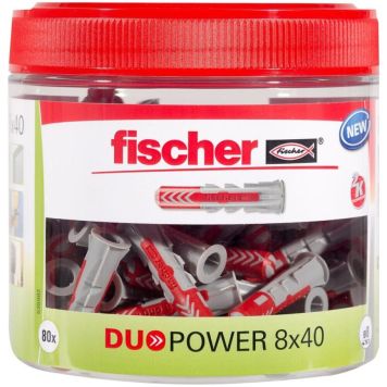 Fischer DuoPower 8x40 mm 80 stk. 
