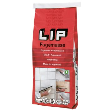 LIP flisefuge hvid 5 kg