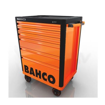 Bahco værkstedsvogn E77 26" Premium 6 skuffer orange