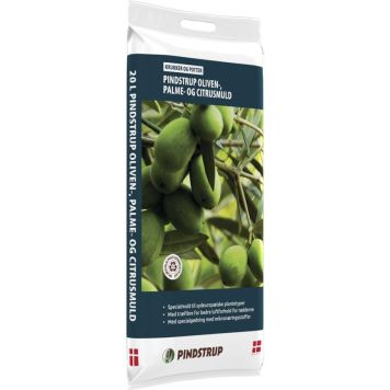 Pindstrup oliven-, palme- og citrusmuld 20 L