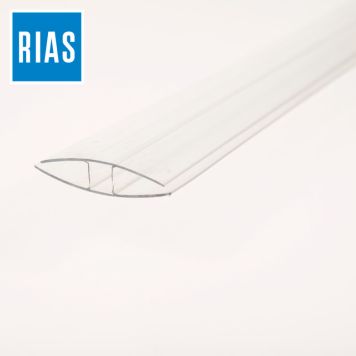 Rias H-profil transparent 3900 mm