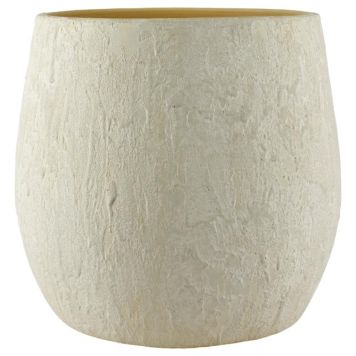 Scan-Pot urtepotte Clelia creme ler Ø20x18 cm