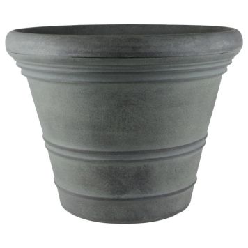 Scan-Pot krukke Ancona grå/kobber plast Ø45,7x34,8 cm