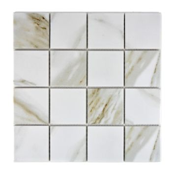 Mosaik Square Calacatta L 30,6 x 30,6 cm