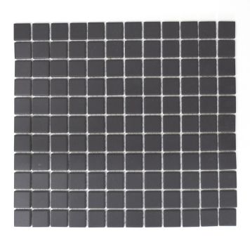 Mosaik Square antislip Uni sort 32,7x30,2 cm