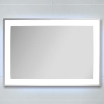 Riva LED-spejl m/sensorknap 100x70 cm