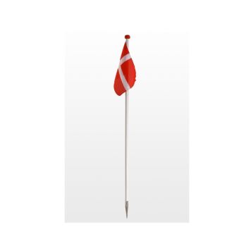 Dano Mast flagstang med spyd inkl. Dannebrogsflag 145 cm