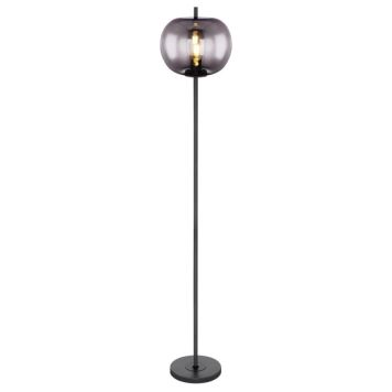 Globo gulvlampe Blacky sort/røg E27 60W H160 cm