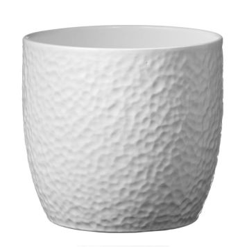 Soendgen Keramik urtepotte Boston mat hvid Ø13-27 cm 