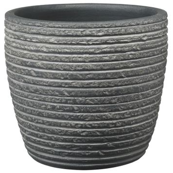 Soendgen Keramik urtepotte Porto antracit Ø12 cm 