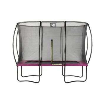 Exit trampolin Silhouette pink 366x244 cm inkl. sikkerhedsnet