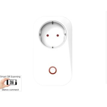 Sikkerthjem S6evo SmartPlug tænd/sluk af lys m.m. t. alarmsystem