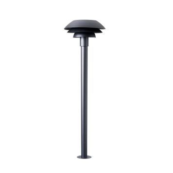Dyberg Larsen bedlampe DL31 sort/stål E27 100 cm