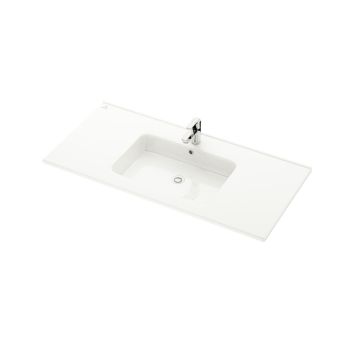 Camargue håndvask Svanholm Lensvik blank hvid 100x46,5 cm