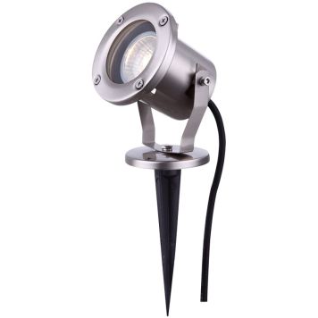 Havespydlampe rustfri stål 30,5 cm - Globo