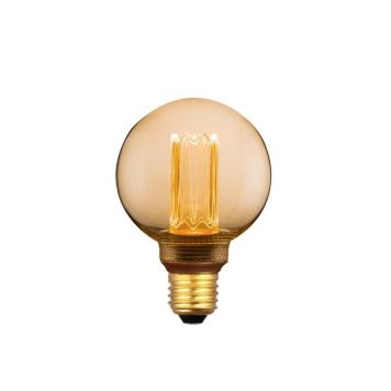 Eglo LED-globepære amber E27 4,3 W 3-trins dæmpbar Ø8 cm