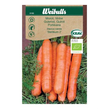 Weibulls grøntsagsfrø økologisk gulerod vinter Berlikum 2