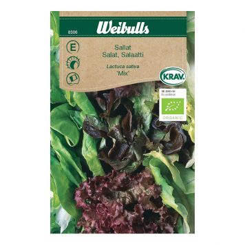 Weibulls grøntsagsfrø økologisk salat Mix