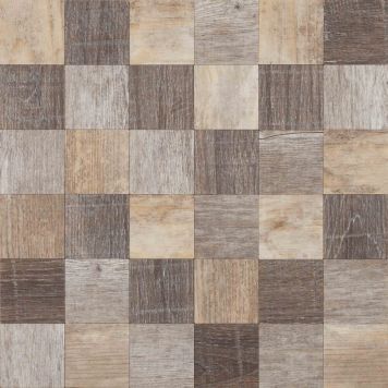 Mosaik Wood 48 selvklæbende 30,5x30,5 cm 