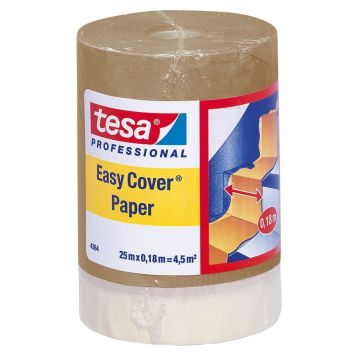 Tesa 2-i-1 afdækningspapir Easy Cover Paper 25 m x 18 cm 