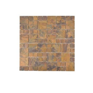 Mosaik Urban kobber mix 30 x 30 cm