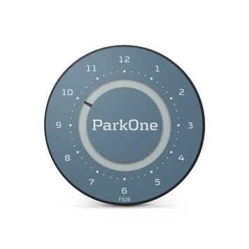 ParkOne 2 parkeringsskive dolphin grey