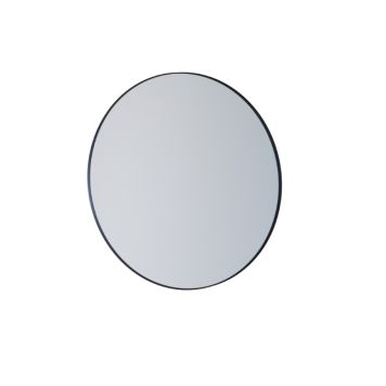 Camargue spejl Svanholm Bogense sort ramme Ø60 cm