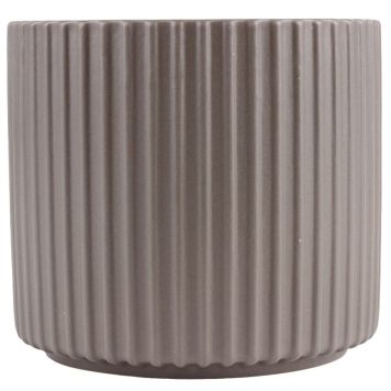 Scan-Pot urtepotteskjuler Pearl varm grå Ø7-18 cm