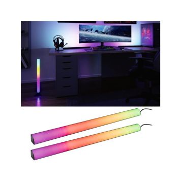 Paulmann LED Lightbar 2 stk. H60cm RGB 2x1W 