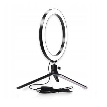 Selfie-bordlampe ring LED 30 cm