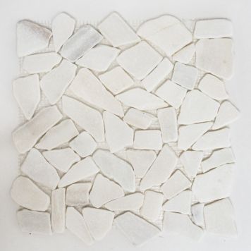 Mosaik Ciot natursten hvid 31,5 x 31,5 cm