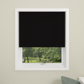 Debel Uni Maxi rullegardin mørklæg 140x210 cm sort
