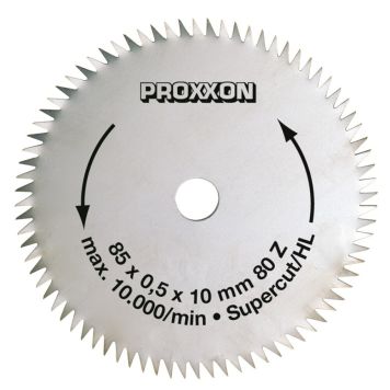 Proxxon rundsavsklinge Ø80 mm 250 tænder