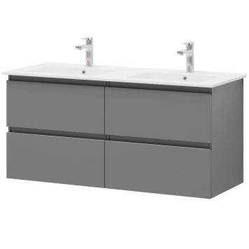 Camargue badmøbelsæt Leva grå 2x60 cm