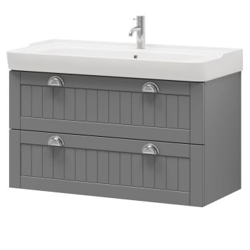 Camargue badmøbelsæt Meja grå 100 cm