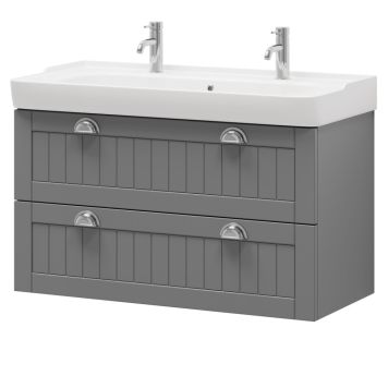 Camargue badmøbelsæt Meja grå DT 100 cm