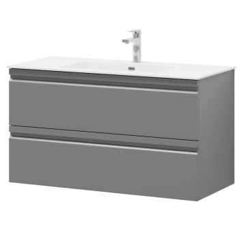 Camargue badmøbelsæt Annika grå 100 cm