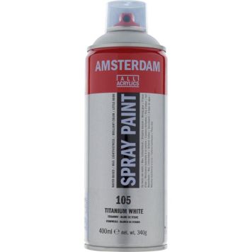 Amsterdam akrylspray 400ml titanium white 105