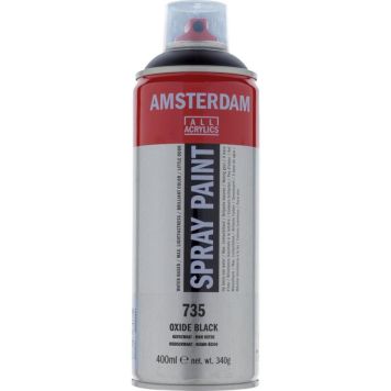 Amsterdam akrylspray 400ml oxide black 735