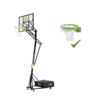 Exit basketballpagplade Galaxy på ramme m/hjul inkl. dunkekurv grøn/sort 