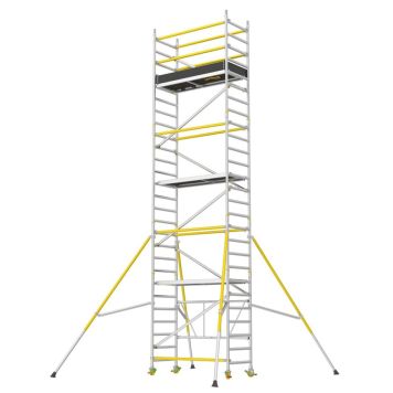 W.steps foldbart håndværkerstillads FT 750 arb.højde 7,8 m